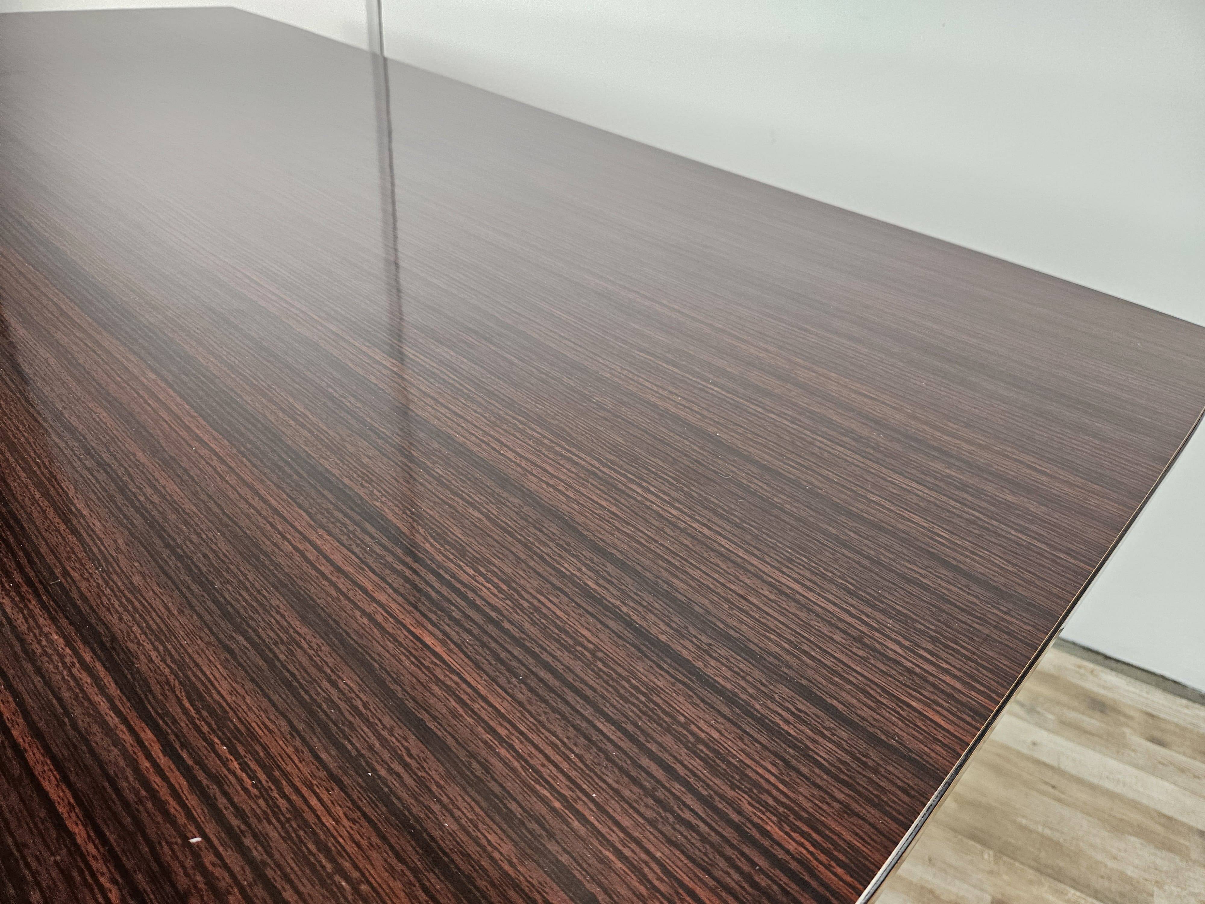Mid Century table in rosewood laminate