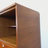 Armoire secrétaire meuble de rangement vintage style scandinave en teck