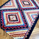 Multicolored kilim carpet