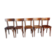 Suite 5 chairs of bistro curved wood