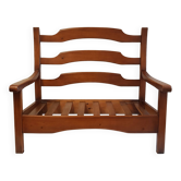 Banc rustique et meuble d'appoint