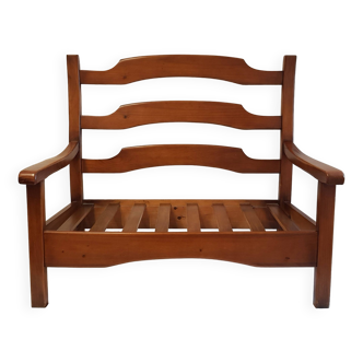 Banc rustique et meuble d'appoint