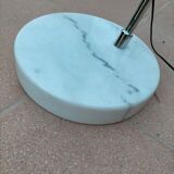 Chrome arc floor lamp