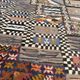 Handmade Berber Kilim rug: Moroccan wall decoration 160 cm x 110 cm