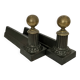 Pair of neo-classical andirons