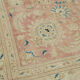 Hand-knotted persian antique 1970s 320 cm x 357 cm beige wool carpet