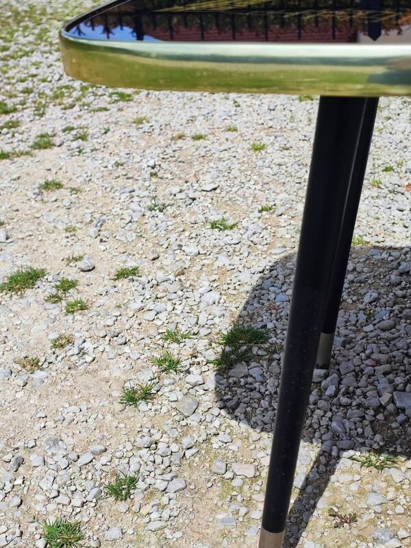 Table basse vintage pieds compas