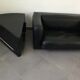 Cini Boeri Sofa Gradual Lounge Black Leather Knoll/gavina