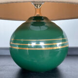 Vintage glazed ceramic lamp
