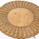 1970s Czech Wicker and Wood Side Table by Jan Kalous for ÚLUV