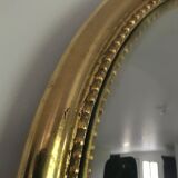 Mirror louis XVI gilded 19th witch 38x44cm