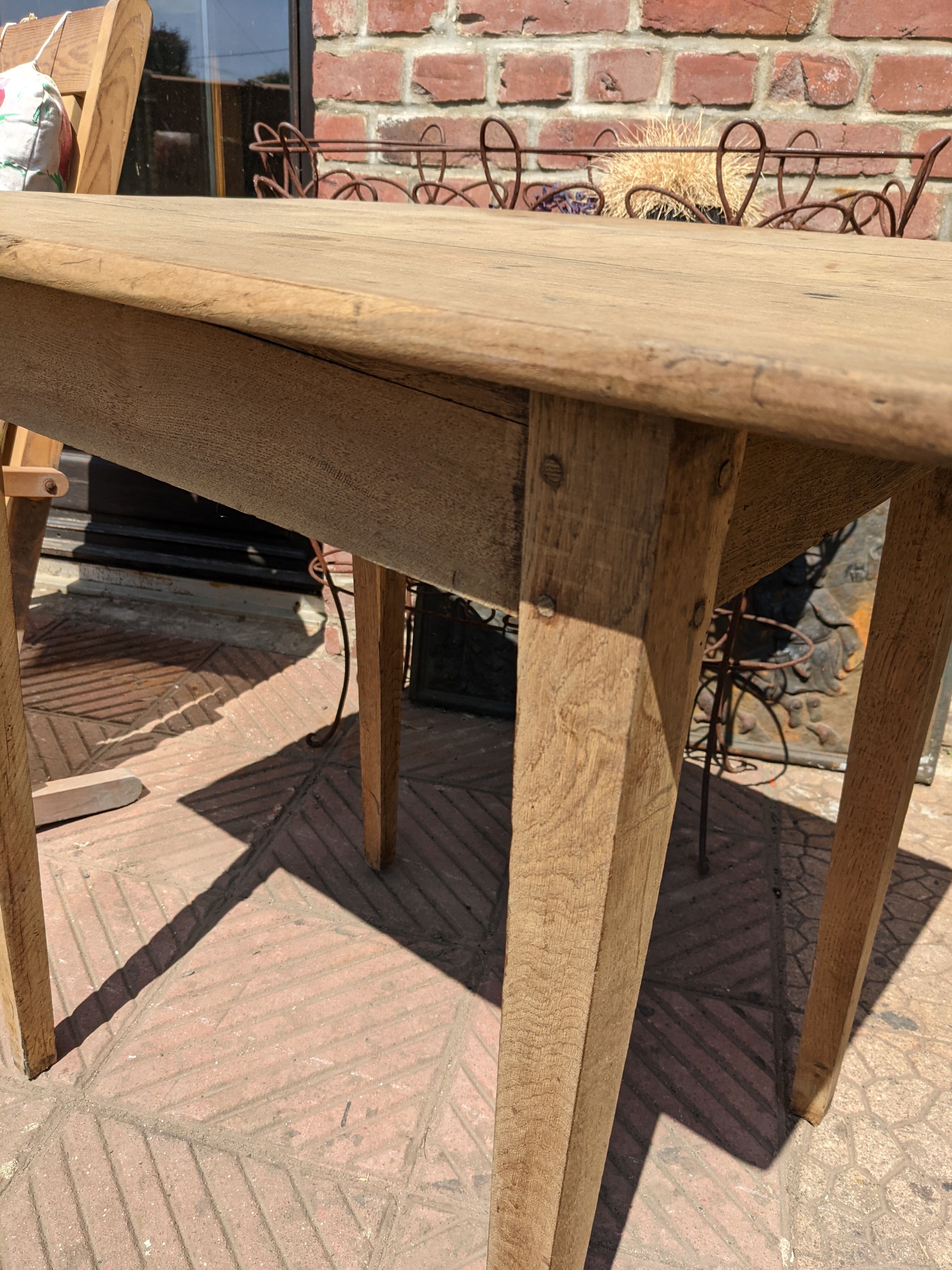 Small oak table