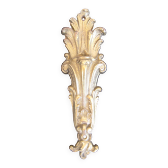 Antique bronze support for candle holder