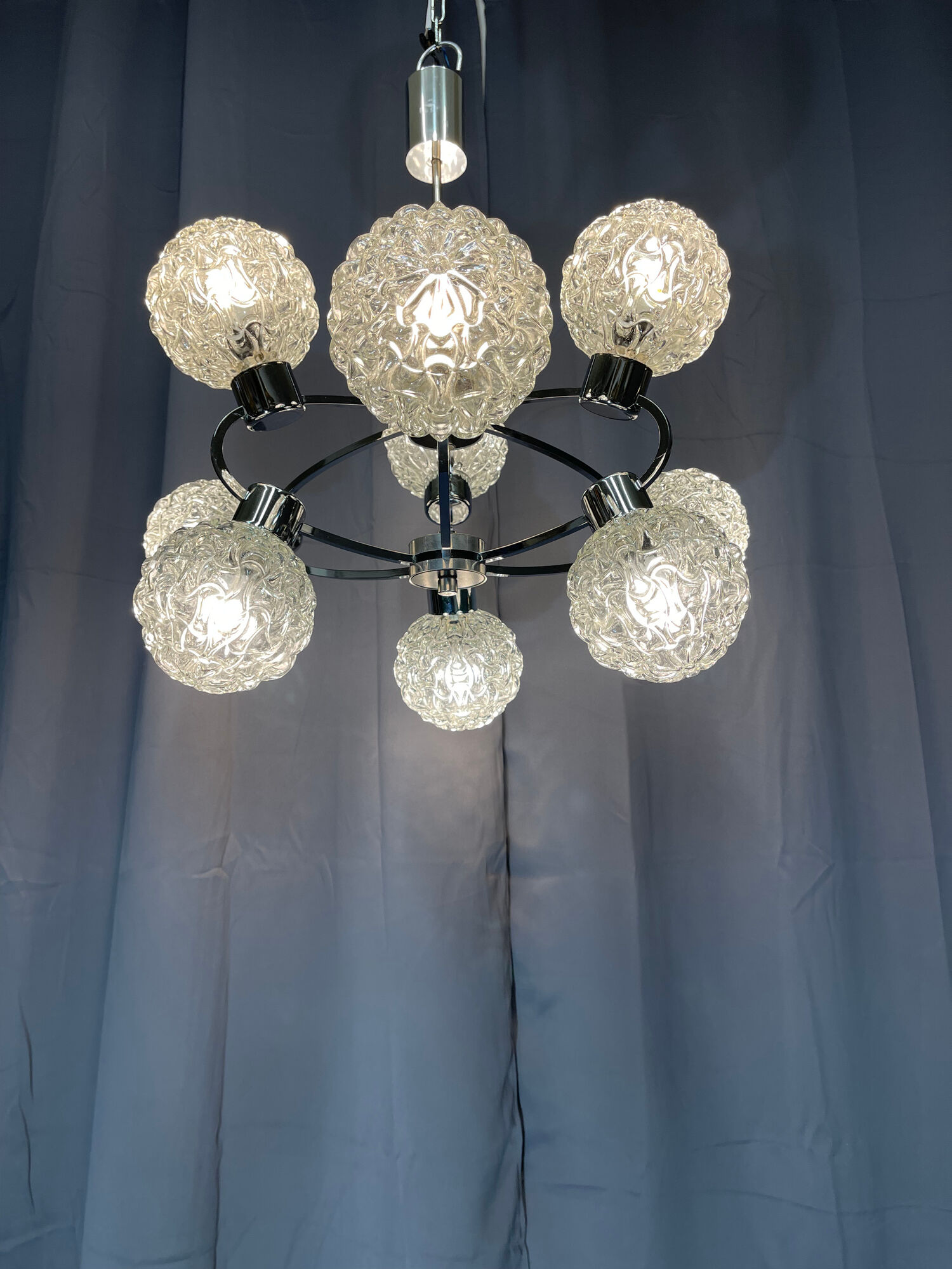 Chandelier of richard essig years 60/70 space age very good condition