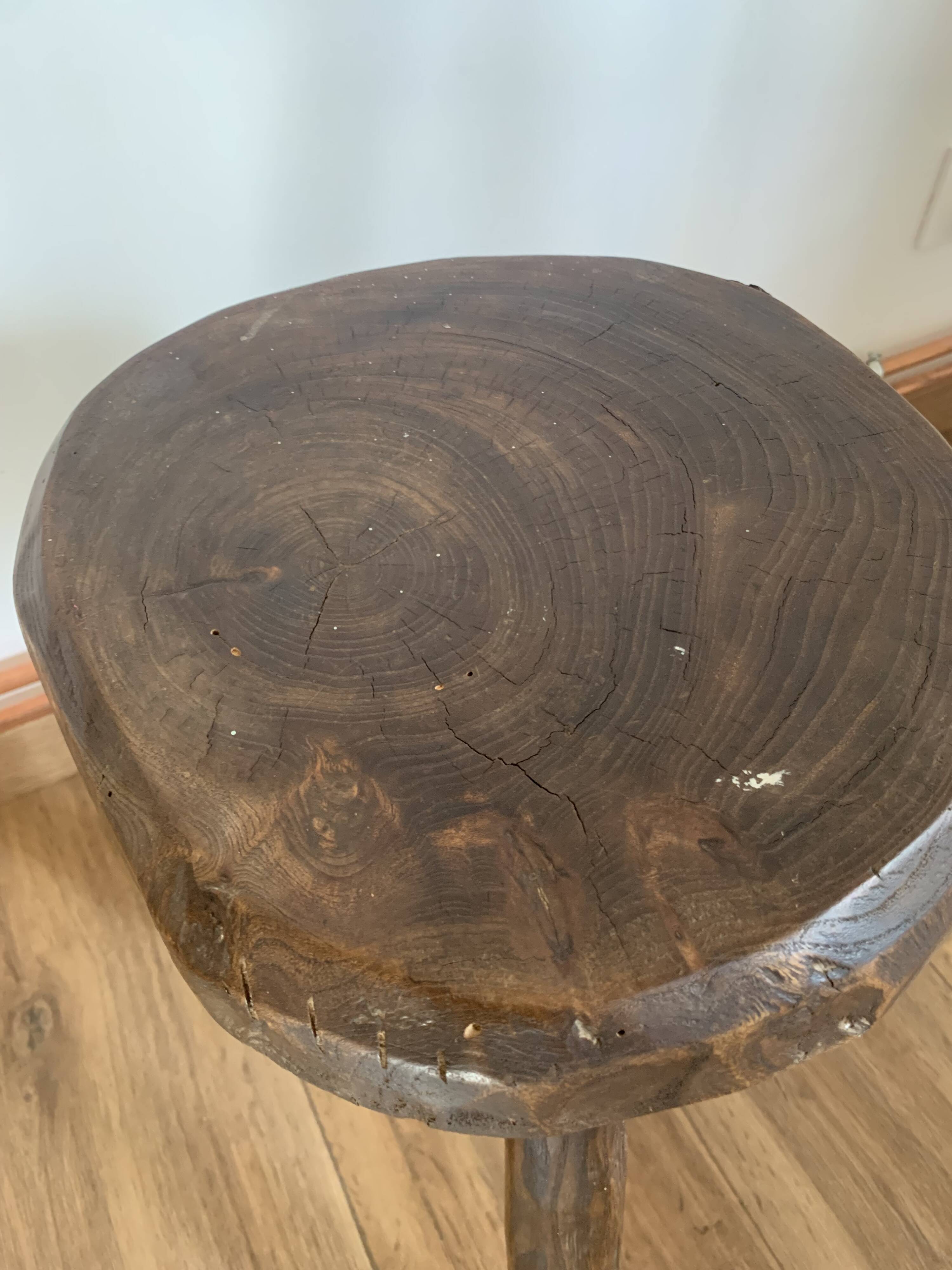 Pair of brutalist stools