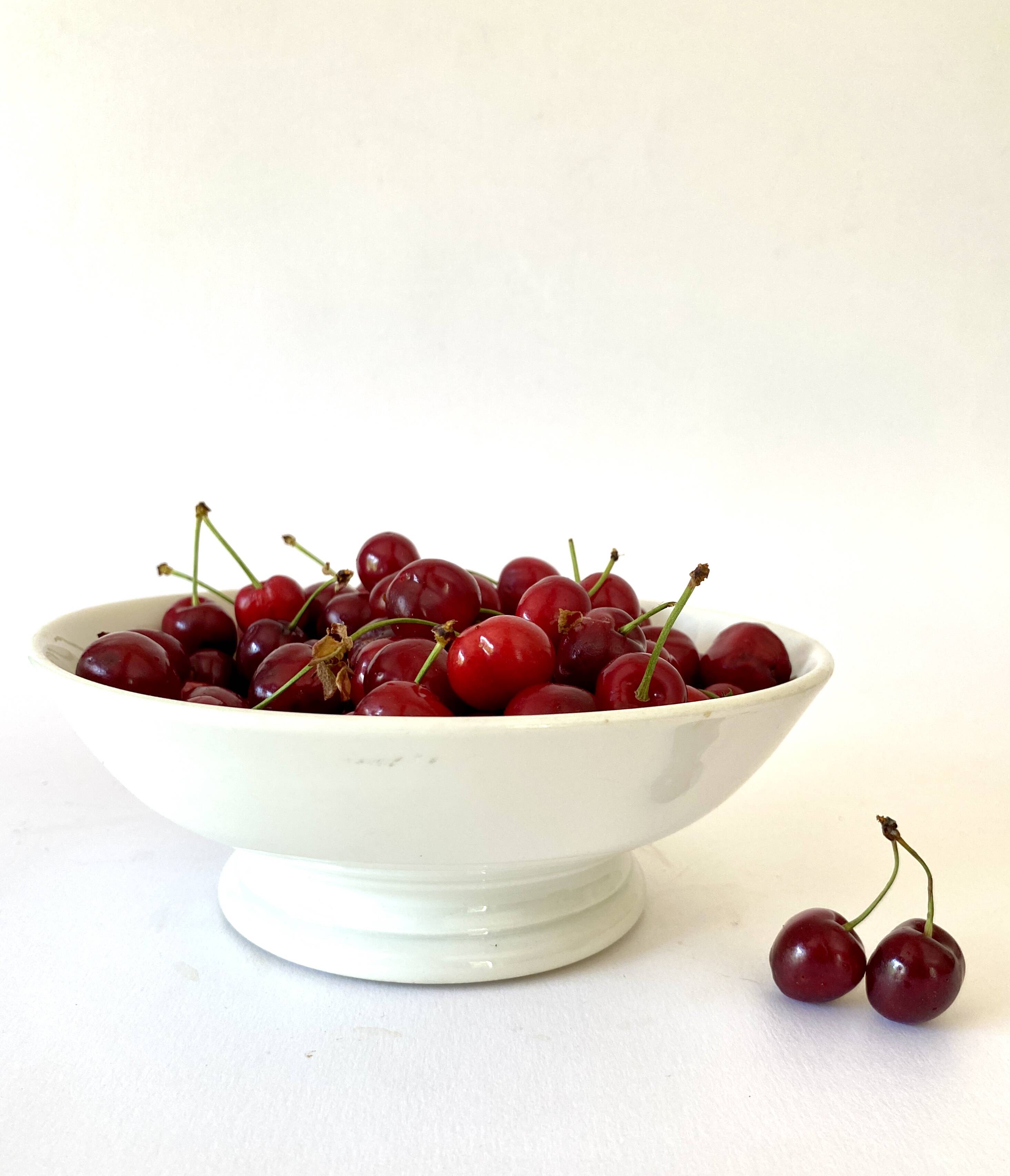 Gustavian style dish, stamped earthenware