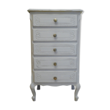 White shabby chiffonier