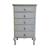 White shabby chiffonier