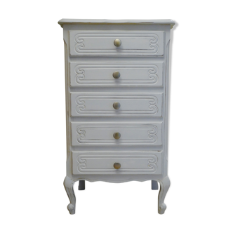White shabby chiffonier