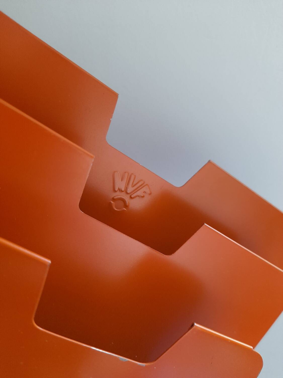 Nvf metal letter mail holder from the 60s