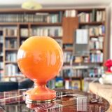Opal glass desk lamp, Czechoslovakia