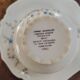 Set of 4 Limoges porcelain cups and saucers.