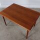 Vintage teak dining table 4-6 pers Danish design kitchen table 60s