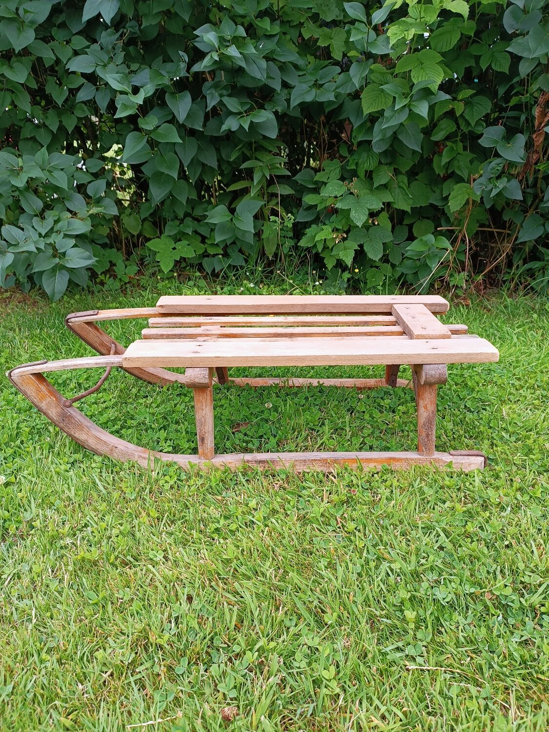 Wooden sledge