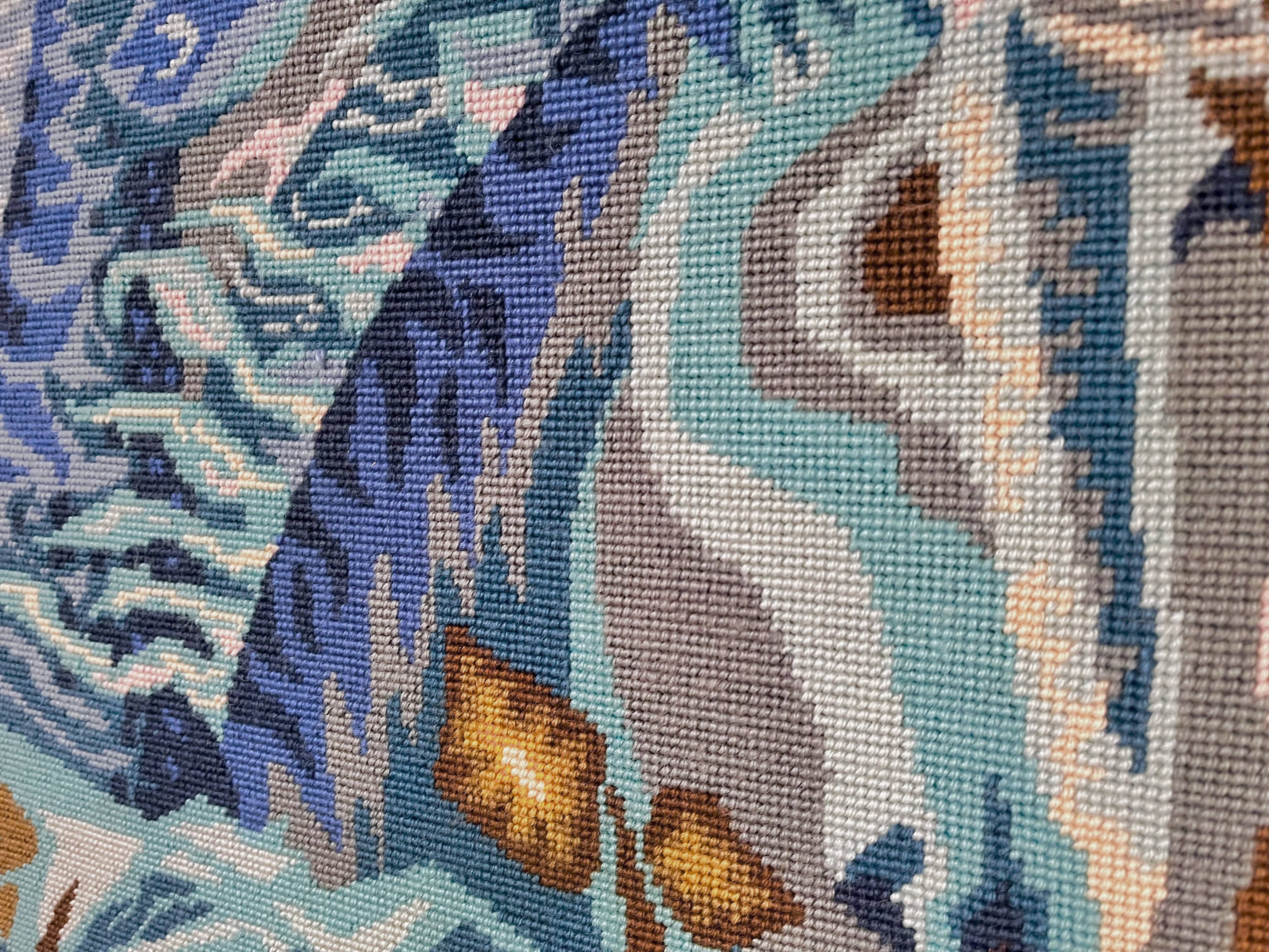 JCL Duprez tapestry "the azure horses"
