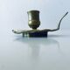 Antique bronze candle holder