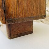 Art Deco Style Oak Wall Cabinet, Circa 1940's