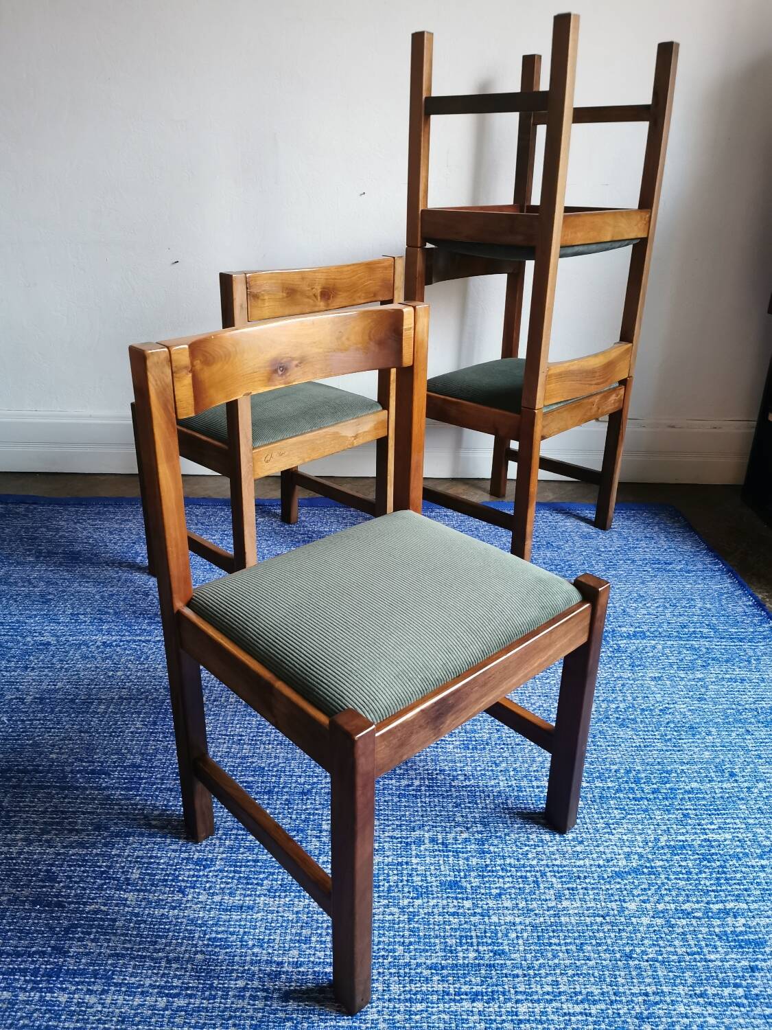 Set of 4 authentic Michelucci chairs