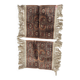 Lot de 2 anciens petits tapis orientaux