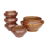 Ceramic onion soup set