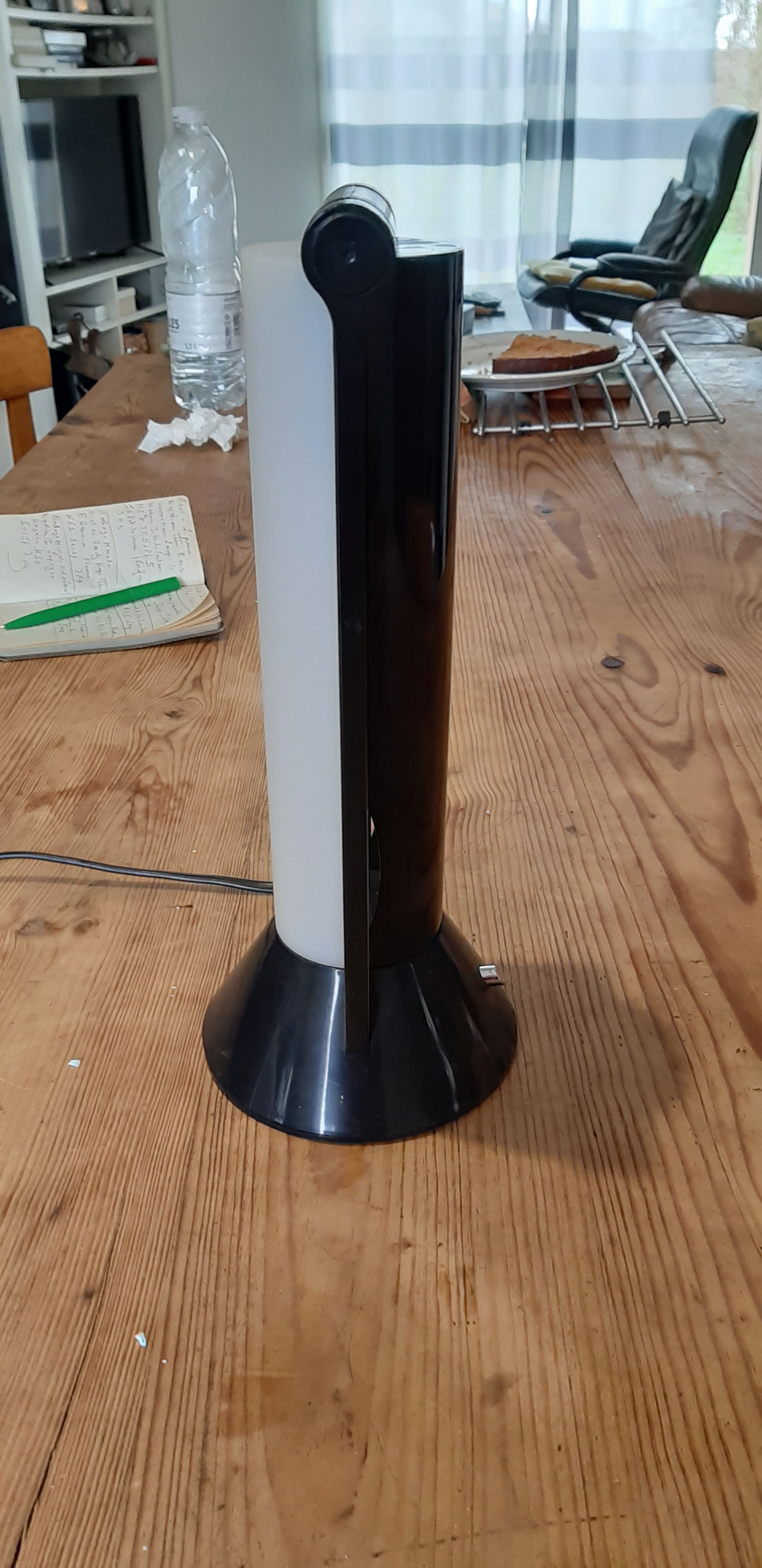 Vintage lamp black and white