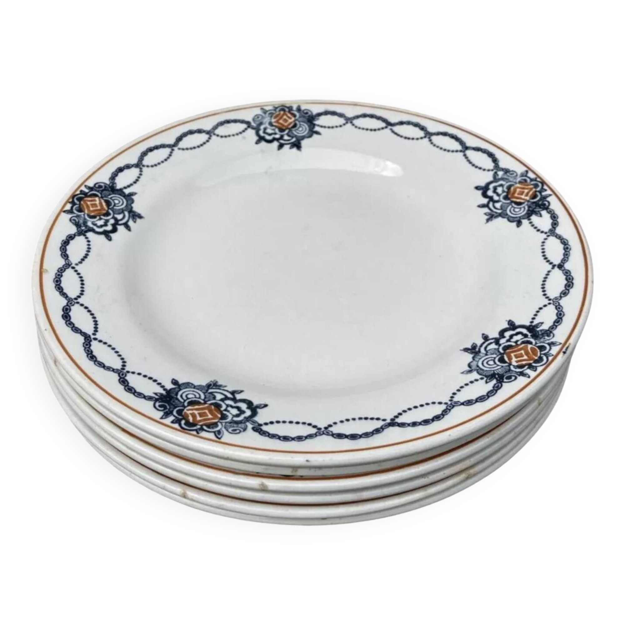 5 Saint Amand iron earth flat plates