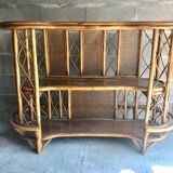 Vintage rattan bar