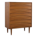 Niels Clausen teak chest of drawers 1960s niels clausen mobler odense