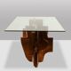 Matteo Ceccarelli. Sculptural table in "brutalist" style. 1980s.