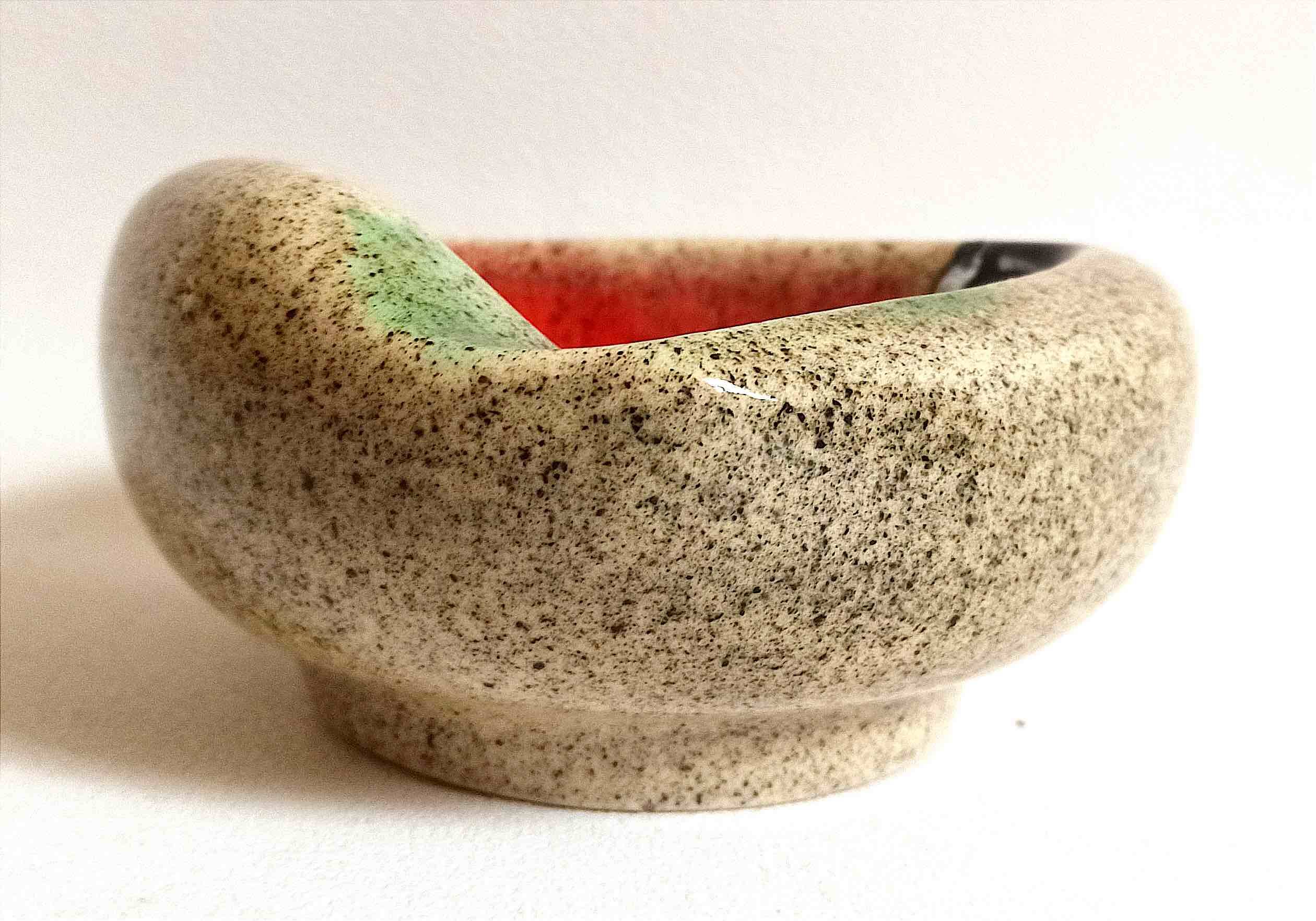 Ashtray or pocket emptier signed 60s Width 15.5 cm
