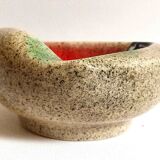 Ashtray or pocket emptier signed 60s Width 15.5 cm
