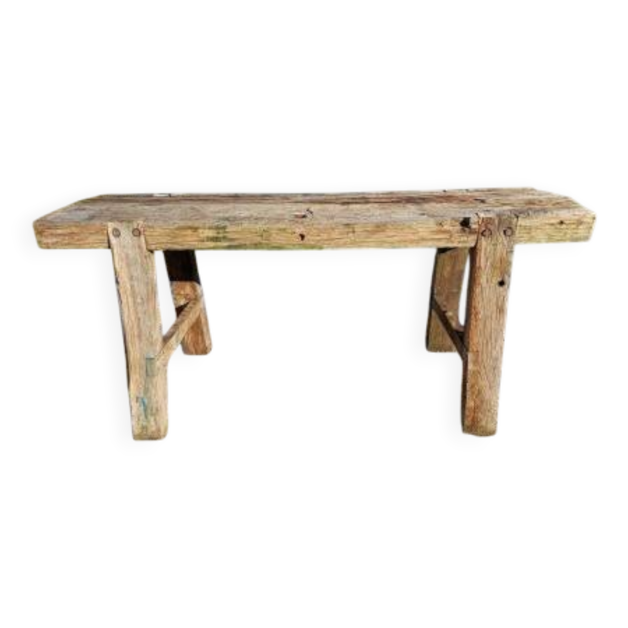 19th century oak workbench