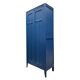 Armoire parisienne bleue panneautée 1940