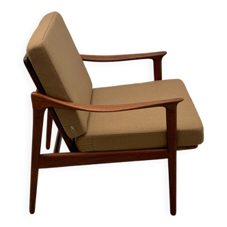 Teak Easy Chair by Fredrik A. Kayser  for Vatne Mobler 60s