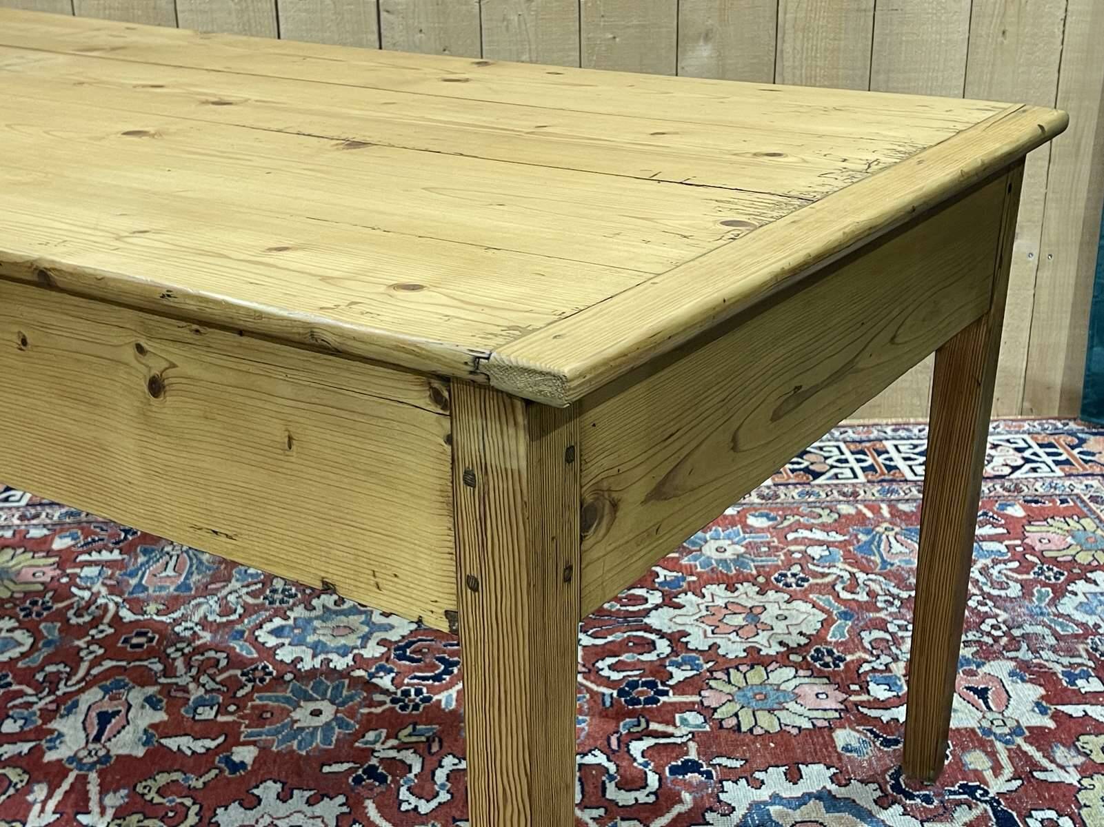 Early 20th century flat desk in fir
