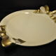Vintage wood service tray Italy