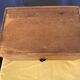 Old wooden box early 20th century market box with brass handle