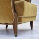 1960s, Danish armchair, furniture velour, beech wood, original.
