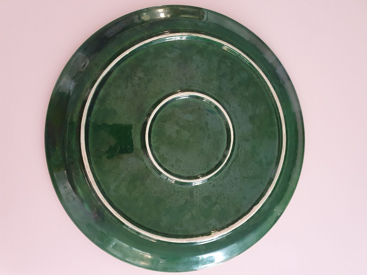 Earthenware dish St Clément workshop B.letalle