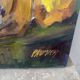 Oil on canvas Azalea grapes and pears signed Paumier